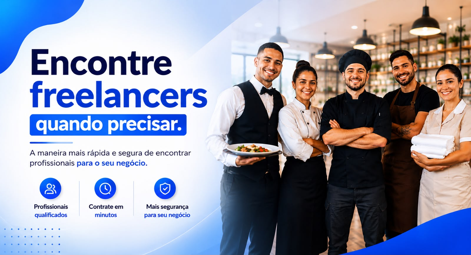 Encontre freelancers quando precisar